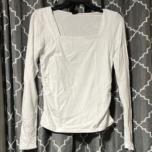 White Long Sleeve Women's Top